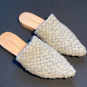 Anthropologie Huma Blanco Braided Mules - 37